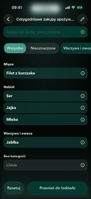 Lista zakupów