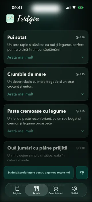 Rețete AI
